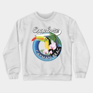 Cayman Brac Travel logo Crewneck Sweatshirt